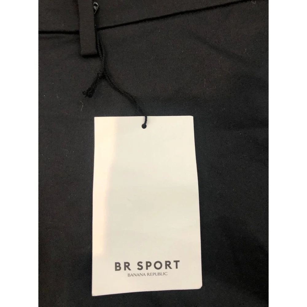 NWT Banana Republic BR Sport Pants Mens 42x34 Black Core Temp Chino‎ 809951-03-1